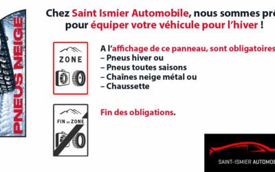 Saint Ismier Automobile est prêt pour équiper votre véhicule pour l’hiver !